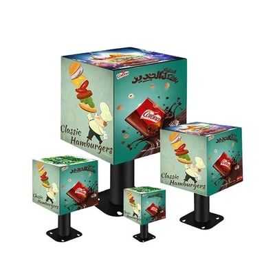 Anpassbar Größe P2.5 Indoor Cube LED-Display-Bildschirm für die Werbung im Geschäft