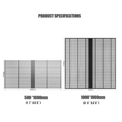 2K-4K Vollfarb-Flexible Transparente Led-Bildschirm mit 1000mm X 1000mm Schrank