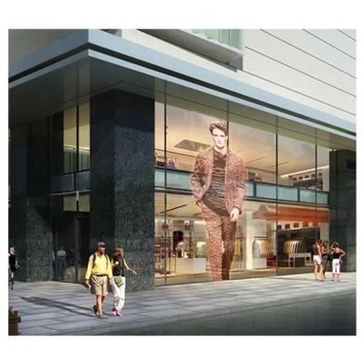 Vollfarbiger, flexibler, transparenter Led-Bildschirm, Werbebildschirm, Led-Display, benutzerdefinierte Größe